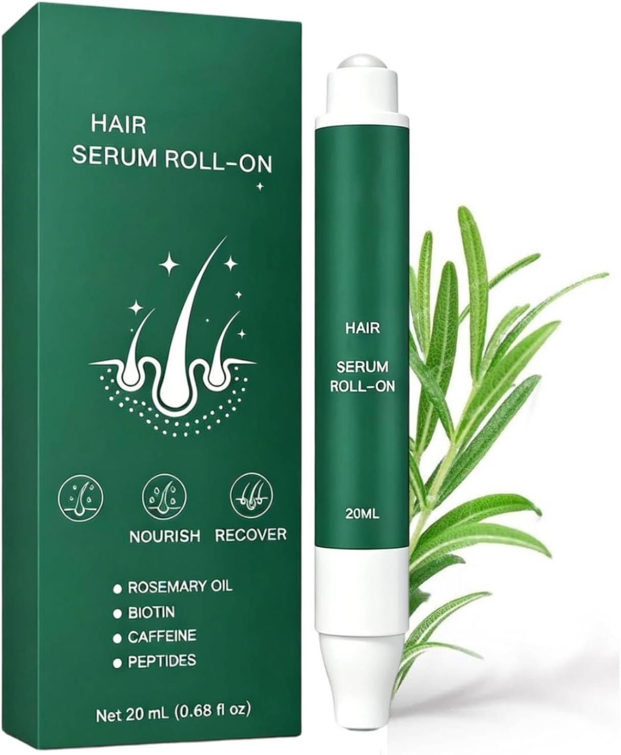 Roota Hair Growth Serum roll-on bottle